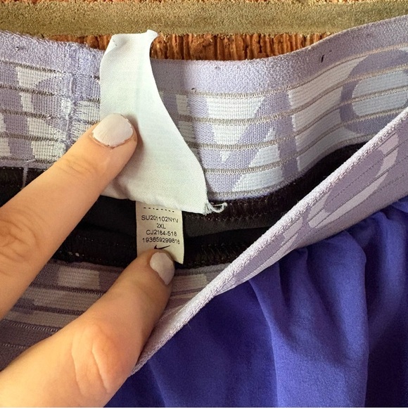 Nike Pro Purple Athletic Shorts size 2x - Picture 5 of 7